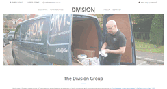 Desktop Screenshot of division.co.uk