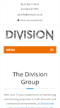 Mobile Screenshot of division.co.uk